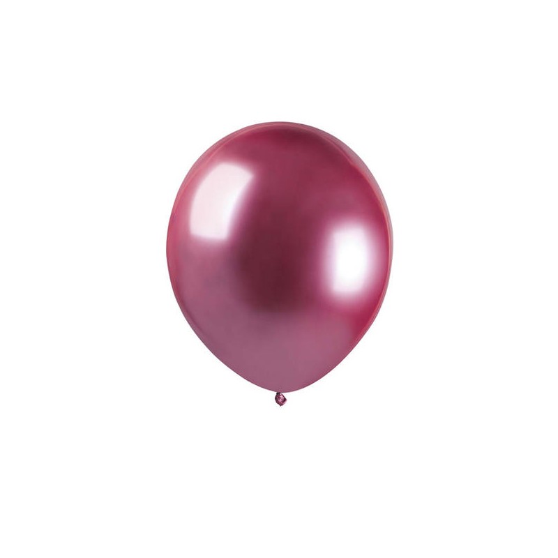 PALLONCINI LATTICE 5 12cm 50pz  ROSA GLOSSY