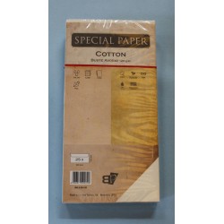 BUSTE 11x22 COTTON AVORIO gr.120 25pz