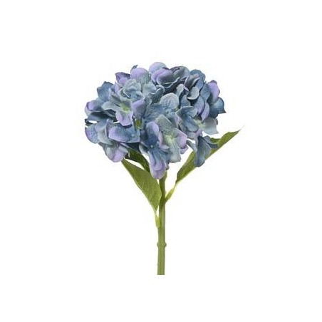 ORTENSIA SU STELO H.35cm BLU