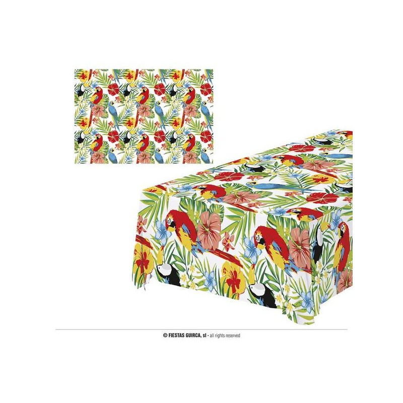 TOVAGLIA HAWAII TEMA TROPICALE 137x274cm