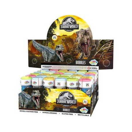 BOLLE DI SAPONE JURASSIK WORLD