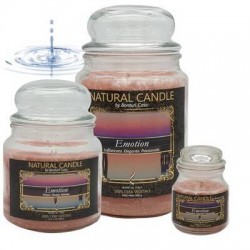 NATURE CANDLE 580gr GIARA 100% CERA VEGETALE EMOTION