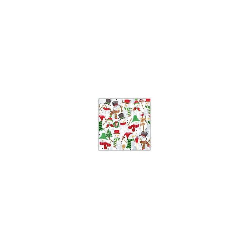 TOVAGLIOLI 33x33cm SNOWMAN PARTY 20pz