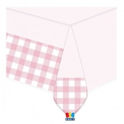 TOVAGLIA PVC 140x270cm VICHY PINK ROSA