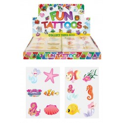 TATUAGGI SIRENETTA ASSORTITI 6pz