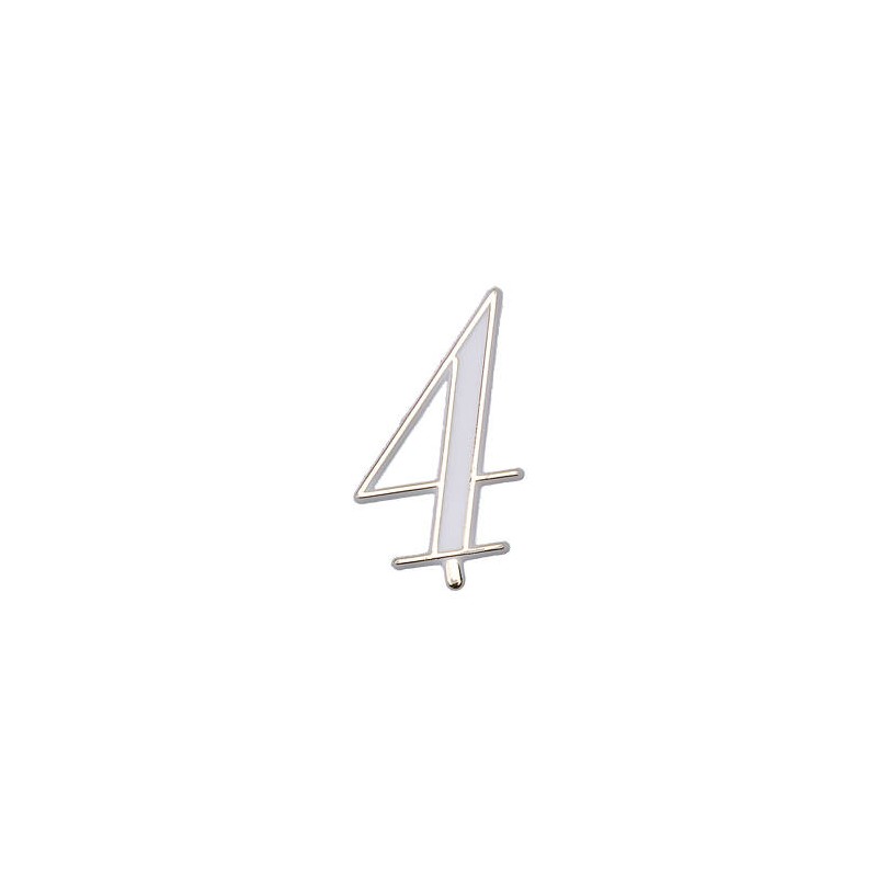 NUMERO 4 PLASTICA BASE OVALE