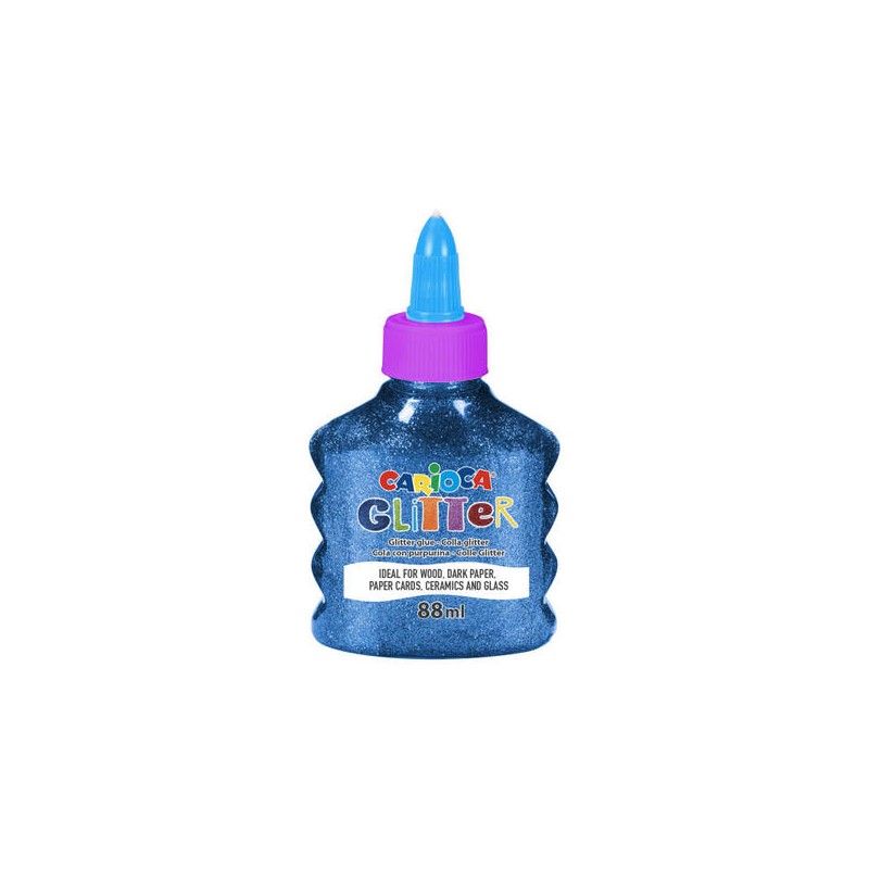 CARIOCA GLITTER GLUE SPARK 88ml BLU