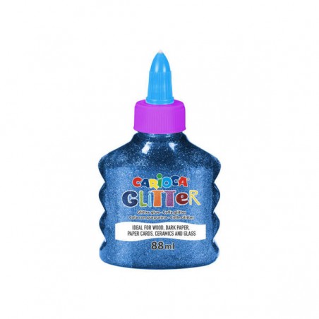 CARIOCA GLITTER GLUE SPARK 88ml BLU