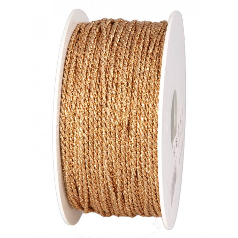 CORDINO LAME' TORCIGLIONE mm2x50mt 126-ORO STF