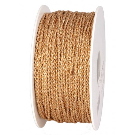 CORDINO LAME' TORCIGLIONE mm2x50mt 126-ORO STF