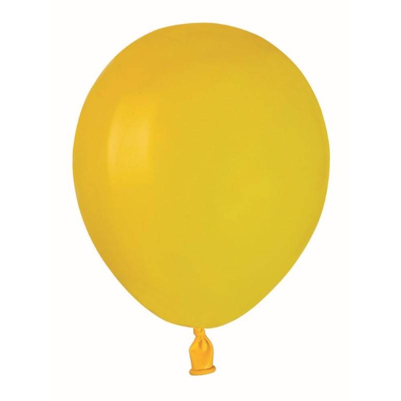 PALLONCINI COLOR 5 12cm GIALLO 100pz