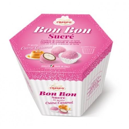 BON BON SUCRè CREME CARAMEL 500gr C/GRANELLA ROSA