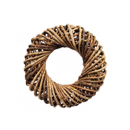 CORONA  NATURAL STRUTTURA METALLO INTERNA Ø40x10cm