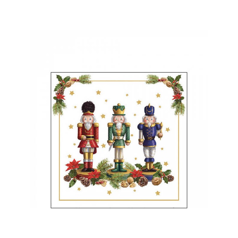 TOVAGLIOLI 25x25cm BEARDEDNUTCRACKER 20pz