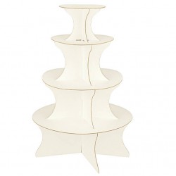 ALZATA MAXI ø63x100cm SETA BIANCO