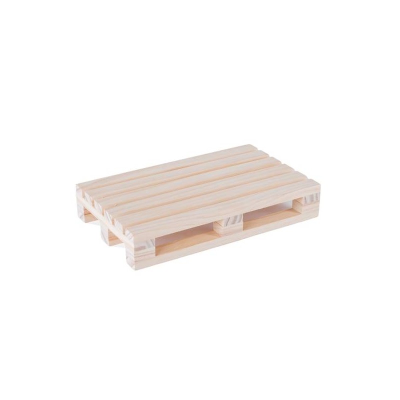 MINI PALLET LEGNO 20x12x3,5cm