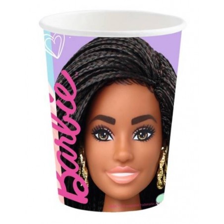BICCHIERI 250ml BARBIE SWEET LIFE 8pz
