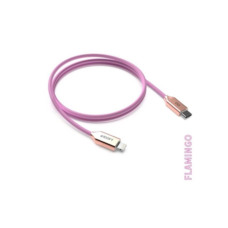 CAVO TYPE-C COLOR 1M 2A 40W GROOVY FLAMINGO