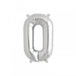 LETTERA O MYLAR SILVER 16 40cm