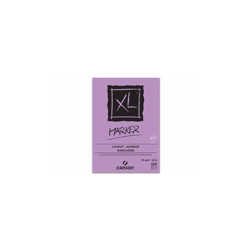 BLOCCO CANSON XL MARKER 100fg A3 70gr