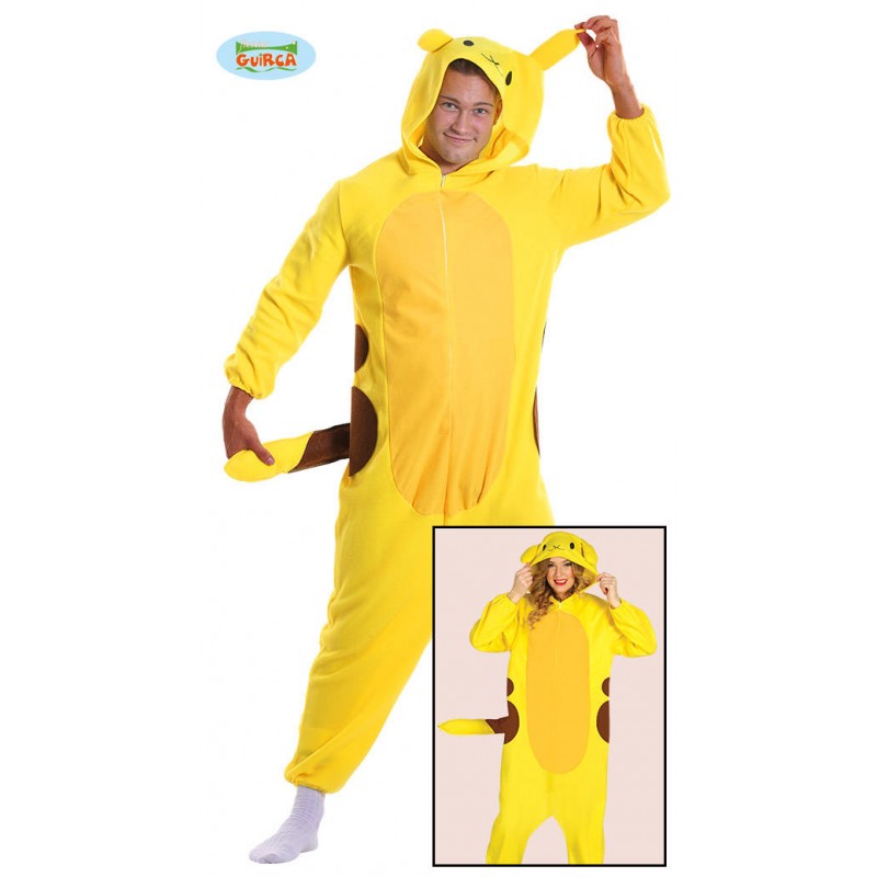 COSTUME GIALLO PIKA ELETTRO TG.M