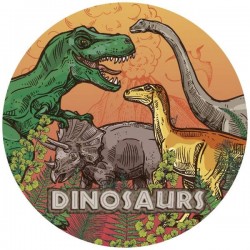 DISCO CIALDA DINOSAURI 21cm ART.21024