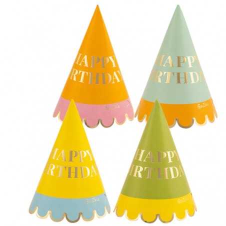 CAPPELLINO HAPPY BIRTHDAY SMERLO ORO 4pz