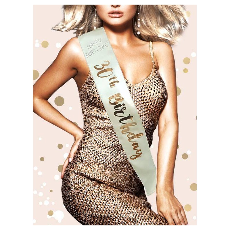 FASCIA ROSE GOLD 30anni