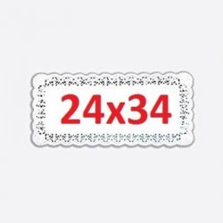 PIZZO PORCELLANATO RETTANGOLARE 24x34cm 100pz