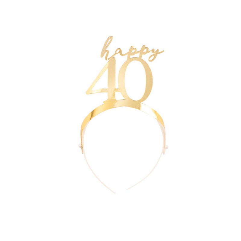 CERCHIETTO HAPPY 40 GOLD 4pz