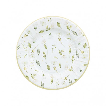 PIATTI DANZA DI FIORI 21cm 8pz