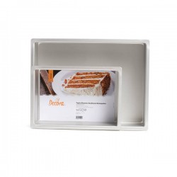 TEGLIA ANODIZZATA RETTANGOLARE 30x40x7,5cm