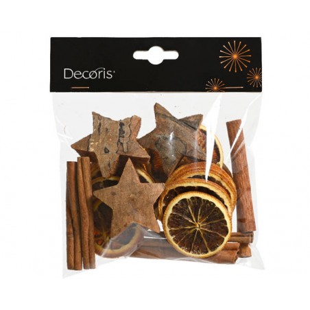 FETTINE ARANCIA CON CANNELLA E STELLE