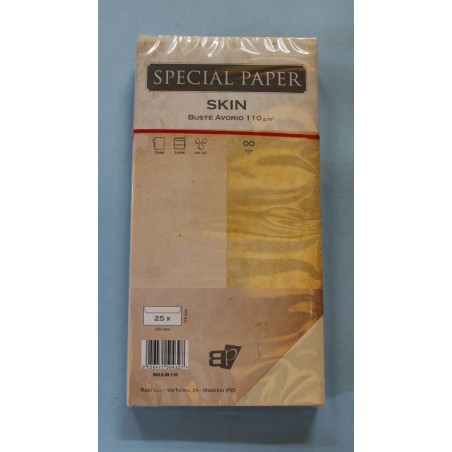 BUSTE 11x22 SKIN AVORIO gr.110 25pz