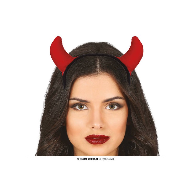 CERCHIETTO DIAVOLO IN STOFFA