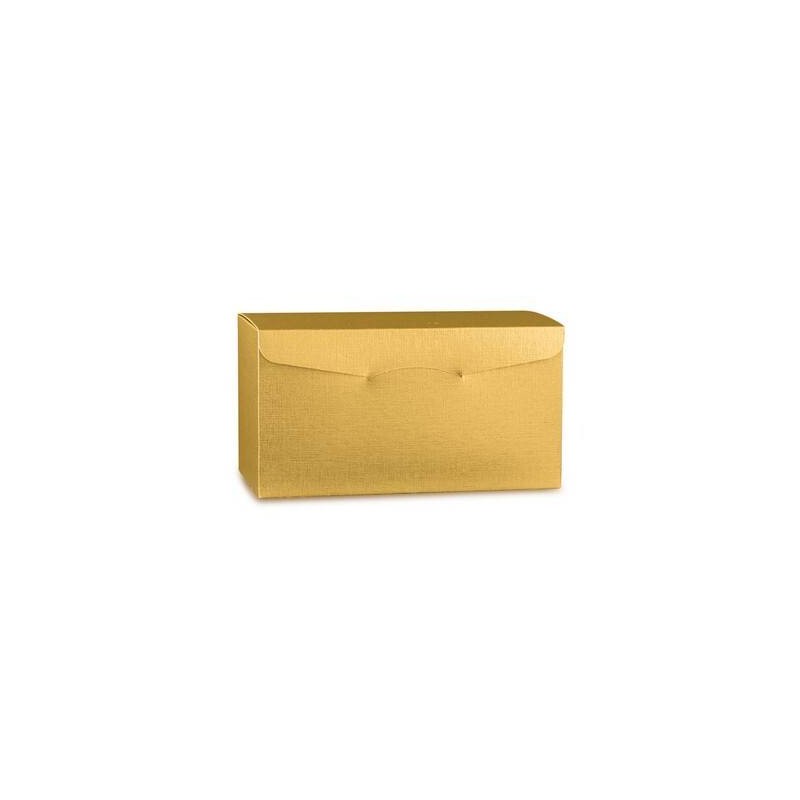 SCATOLA SEGRETO 4 BOTTIGLIE 32,5x17,5x18cm FIBRA ORO