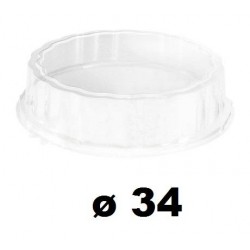 COPERCHIO MEDORO ø34x8cm PET