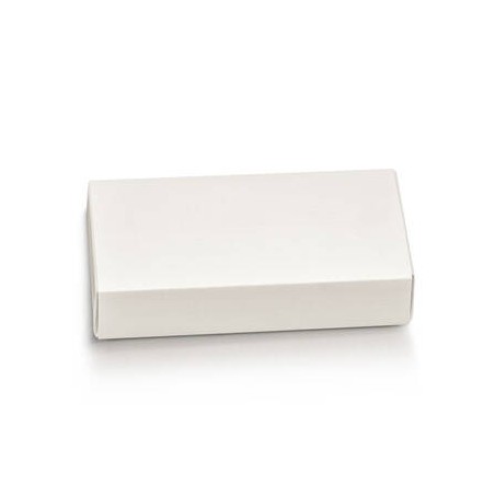 SCATOLA CASSETTO 12x5x3cm FIBRA BIANCO + DIVISORIO 10pz