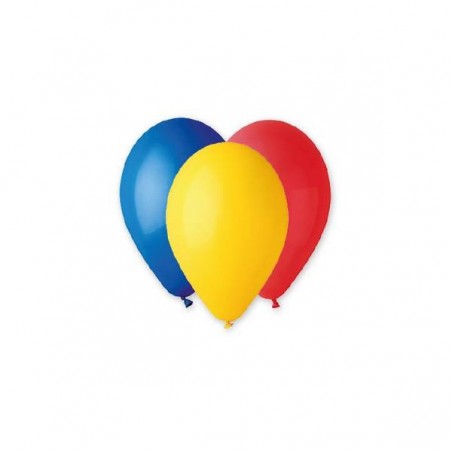 PALLONCINI LATTICE MEDIUM 10  25pz ASSORTITI