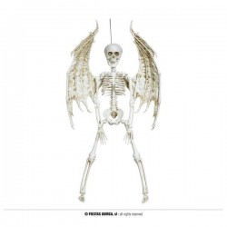 SCHELETRO CON ALI DA APPENDERE 46cm