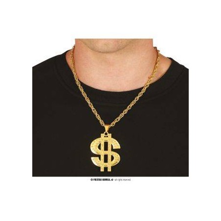 COLLANA DOLLARO IN METALLO