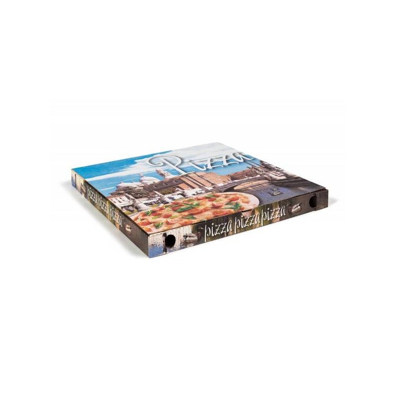 SCATOLE PIZZA 33 x 33 H3 k.v.b MOD. PESANTE PADOVA 222 100pz