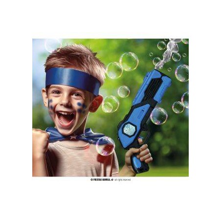 PISTOLA PER BOLLE DI SAPONE A BATTERIA C/SERBATOIO