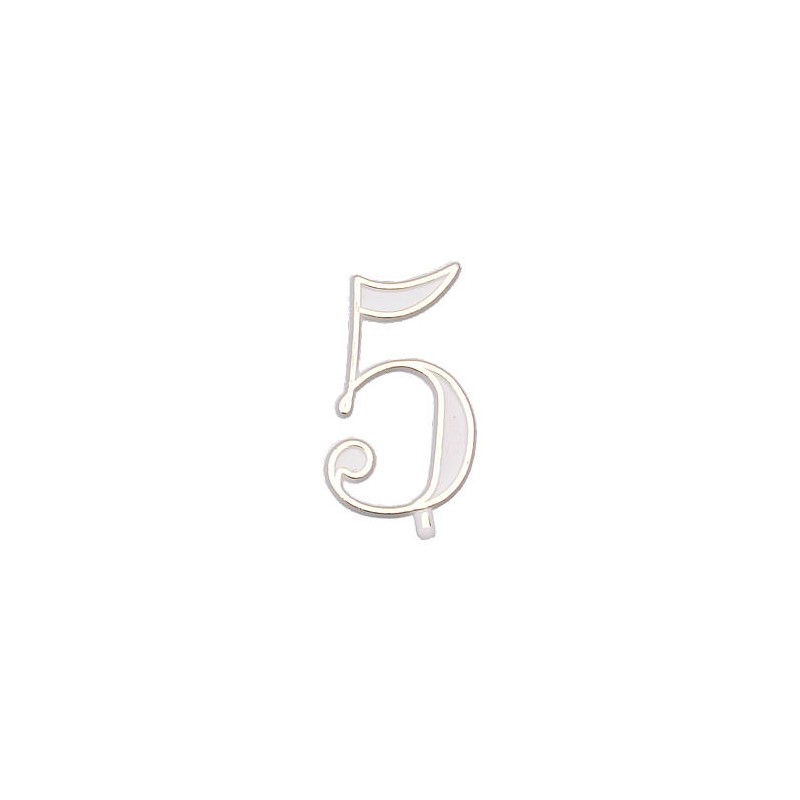 NUMERO 5 PLASTICA BASE OVALE