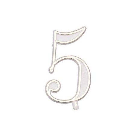 NUMERO 5 PLASTICA BASE OVALE