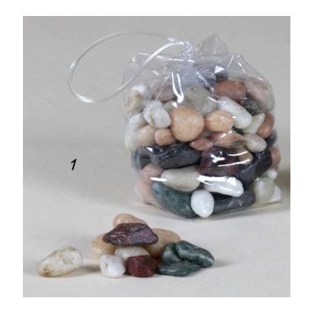 SASSI PICCOLI 1,5-2cm BUSTA 1kg COLORI ASS.TI