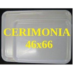 VASSOIO CERIMONIA BIANCO 46x66cm