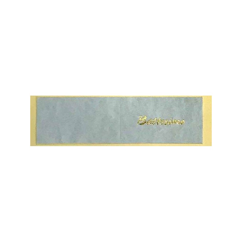 BIGLIETTI BOMBONIERA BATTESIMO AZZURRO 20pz 1325