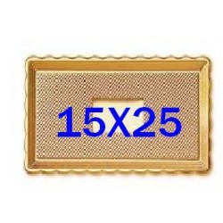 VASSOIO MEDORO RETTANGOLARE 15x25cm