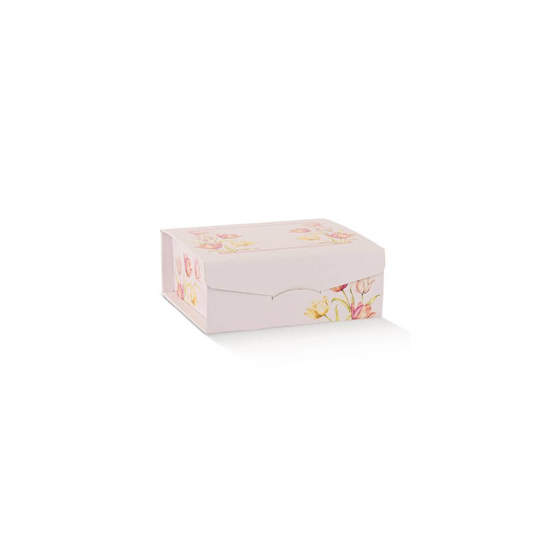 SCATOLA GIFT 23x23x10cm TULIPS